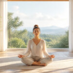Serenite matinale meditation et nature