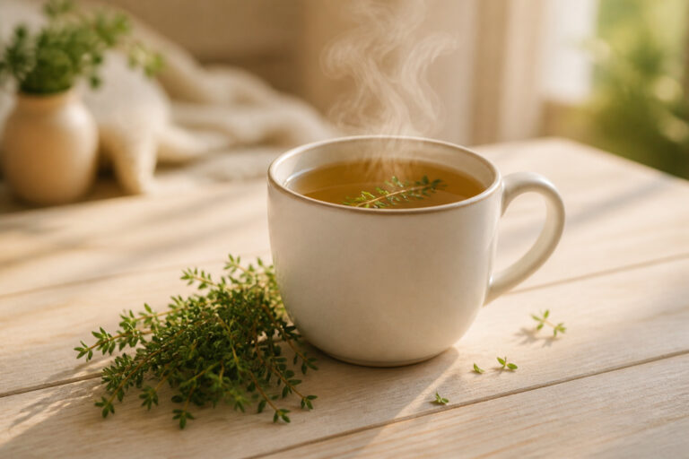 Tisane de thym fumante