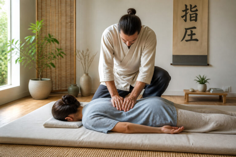 Massage shiatsu apaisant