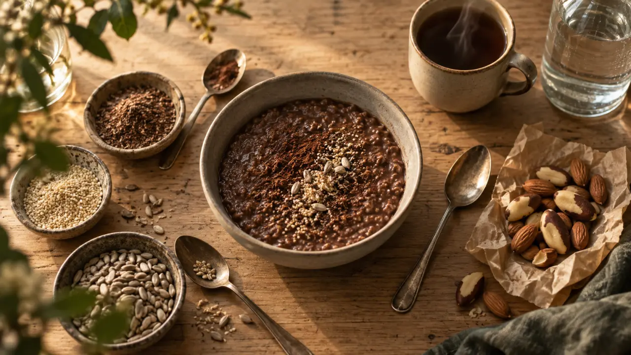 Les aliments riches en magnésium à privilégier, du cacao aux graines et à l’eau minérale