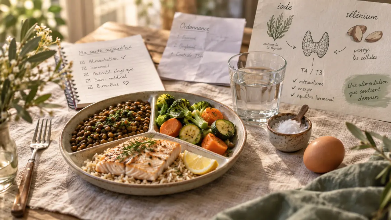 Hypothyroïdie : une alimentation variée, sans interdits inutiles